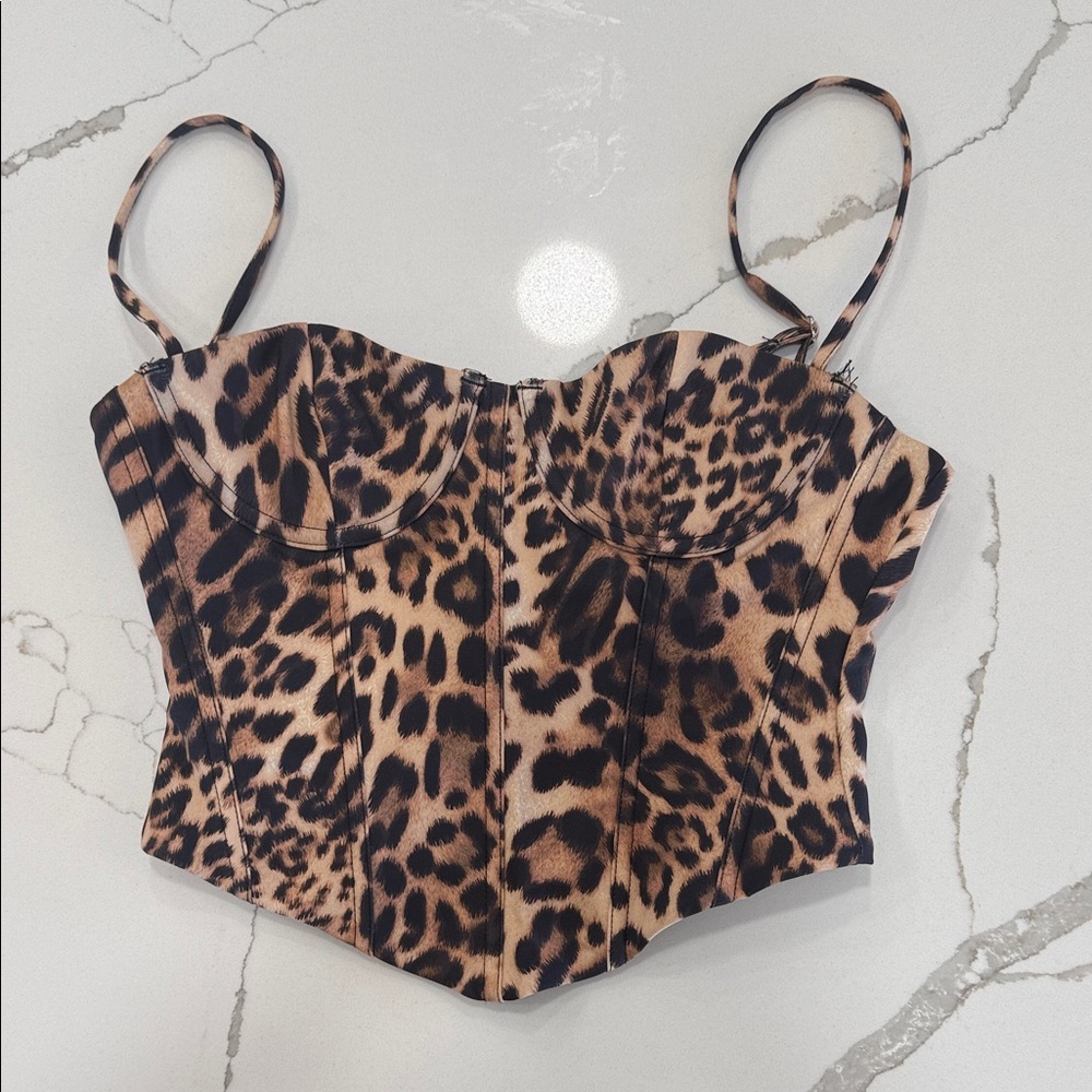 White Fox Boutique Leopard Print Camisole